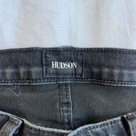 Hudson Jeans High Rise Bullocks Black Super Skinny Jeans Women's Size 27 - Picture 3 of 7